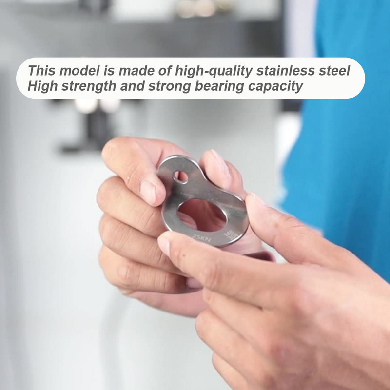 Laipiojimo uolomis inkarai Nerūdijančio plieno kabyklos varžtas Patraukimo blokas Praktiški medžiai Laipiojimo lynai Išgyvenimo įrankiai žygiams M8