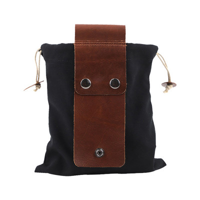 Āra barības maiss Ādas Bushcraft soma Dārzeņu raža Dārzs Augļu novākšana Viduklis Instrumenti Glabāšana Piekarināms maisiņš Kempings