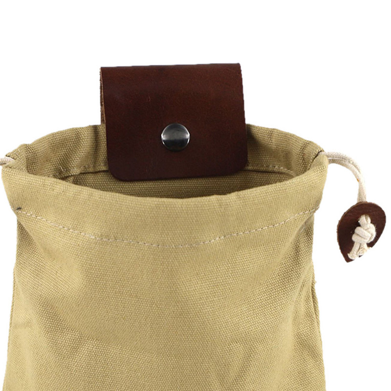 Āra barības maiss Ādas Bushcraft soma Dārzeņu raža Dārzs Augļu novākšana Viduklis Instrumenti Glabāšana Piekarināms maisiņš Kempings