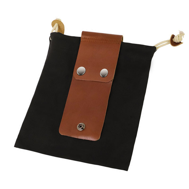 Āra barības maiss Ādas Bushcraft soma Dārzeņu raža Dārzs Augļu novākšana Viduklis Instrumenti Glabāšana Piekarināms maisiņš Kempings