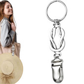 Κλιπ καπέλου για ταξίδια Θήκη καπέλου PU Δερμάτινο κλιπ καπέλου Top Tote Κλιπ καπέλου αποσκευών Πολυλειτουργικό κλιπ καπέλου Duckbill Outdoor Travel