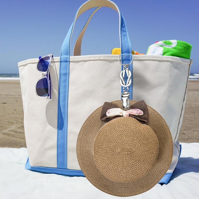 Κλιπ καπέλου για ταξίδια Θήκη καπέλου PU Δερμάτινο κλιπ καπέλου Top Tote Κλιπ καπέλου αποσκευών Πολυλειτουργικό κλιπ καπέλου Duckbill Outdoor Travel