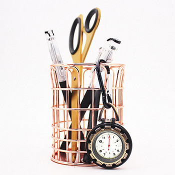 Джобен часовник Цифров часовник с карабинер Антиоксидация Устойчивост на удар Винтидж Щипка за катерене на открито на кварцов часовник