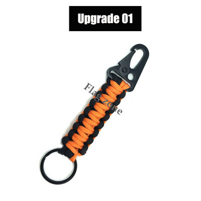 Taktikai akasztócsat nejlon heveder övcsat kültéri hegymászó kempingeszközök vészhelyzeti paracord tartozékok karabiner kulcstartó