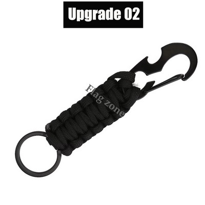 Taktikai akasztócsat nejlon heveder övcsat kültéri hegymászó kempingeszközök vészhelyzeti paracord tartozékok karabiner kulcstartó