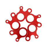 5 vnt. greito mazgo palapinės vėjo lyno sagtis 3 skylių neslystantis kempingas Tvirtinimo kabliukas Vėjo lyno sagtys laipiojimo priedai