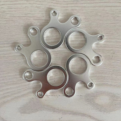 5 vnt. greito mazgo palapinės vėjo lyno sagtis 3 skylių neslystantis kempingas Tvirtinimo kabliukas Vėjo lyno sagtys laipiojimo priedai