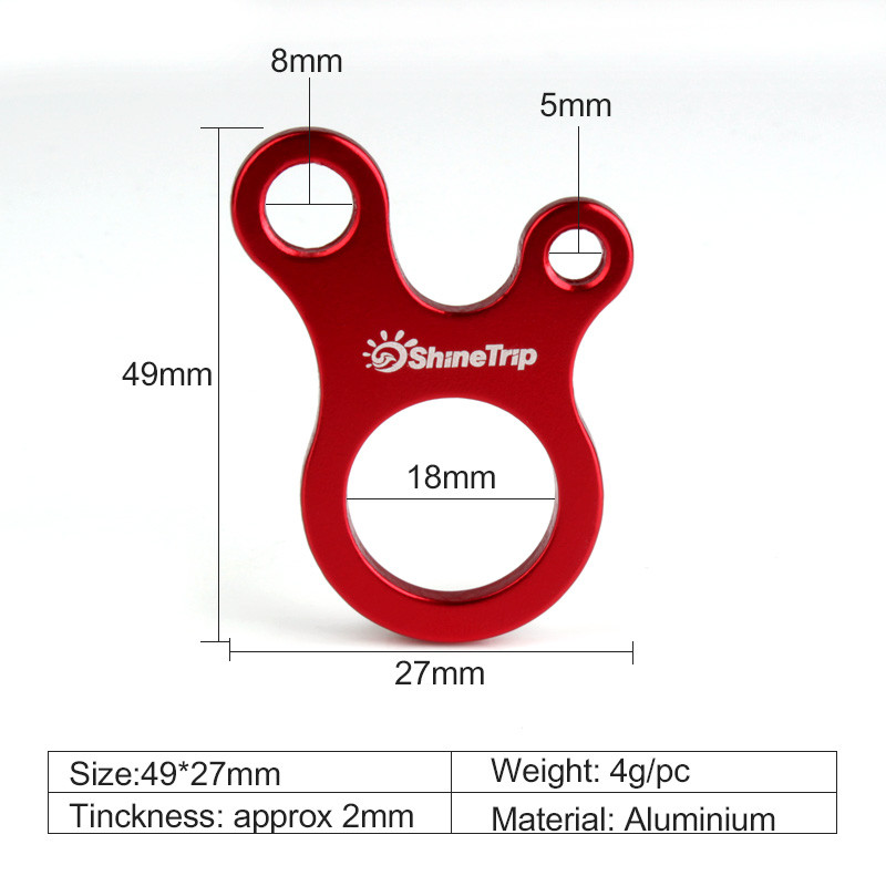 5 vnt. greito mazgo palapinės vėjo lyno sagtis 3 skylių neslystantis kempingas Tvirtinimo kabliukas Vėjo lyno sagtys laipiojimo priedai