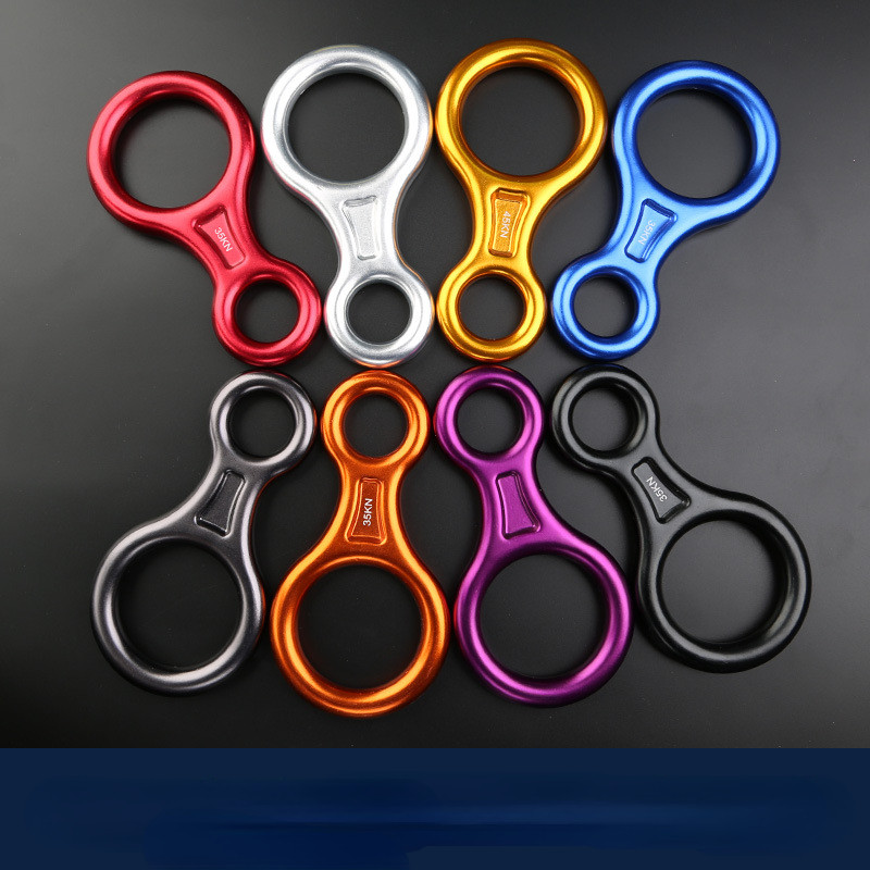 8 žodinis laipiojimo žiedinis lynas, nusileidimo pavarų dėžė