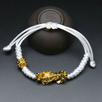 Pi Xiu Wealth rokassprādze sievietēm Fen Shui vīriešiem pieci elementi moto krelles rokassprādze meditācija čakra joga rokassprādze rotaslietas dāvana