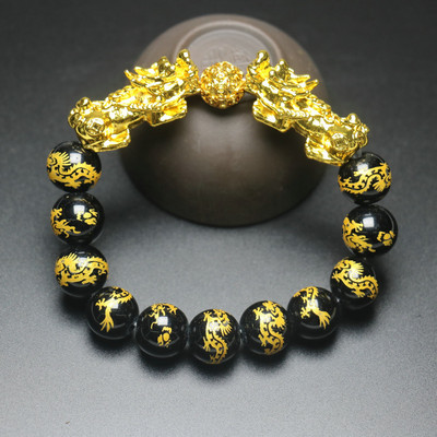 Pi Xiu Wealth rokassprādze sievietēm Fen Shui vīriešiem pieci elementi moto krelles rokassprādze meditācija čakra joga rokassprādze rotaslietas dāvana