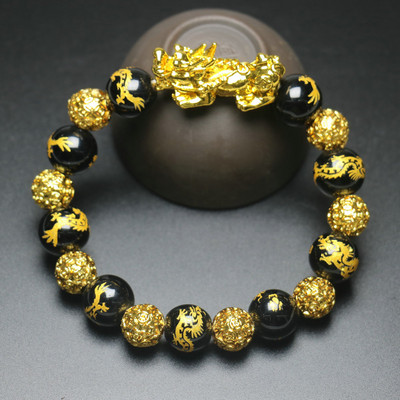 Pi Xiu Wealth rokassprādze sievietēm Fen Shui vīriešiem pieci elementi moto krelles rokassprādze meditācija čakra joga rokassprādze rotaslietas dāvana