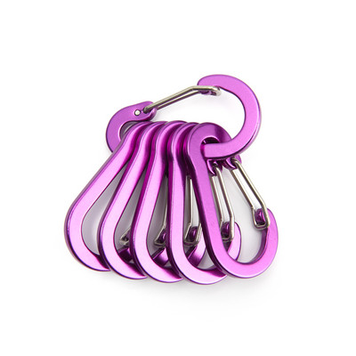 6/12gab Mini karabīnes atslēgu piekariņi āra kempingi pārgājieni kāpšanas piederumi pavasara sprādzes āķa piekariņi atslēgu piekariņi makšķerēšanas rīki