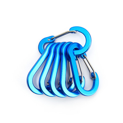 6/12gab Mini karabīnes atslēgu piekariņi āra kempingi pārgājieni kāpšanas piederumi pavasara sprādzes āķa piekariņi atslēgu piekariņi makšķerēšanas rīki