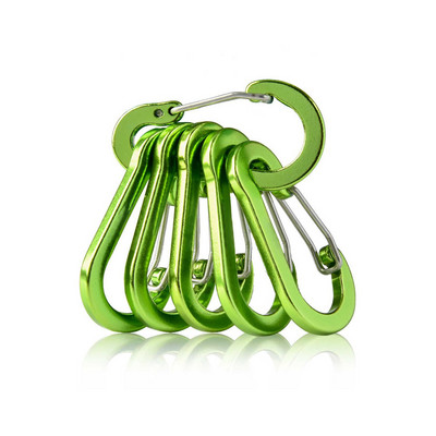 6/12gab Mini karabīnes atslēgu piekariņi āra kempingi pārgājieni kāpšanas piederumi pavasara sprādzes āķa piekariņi atslēgu piekariņi makšķerēšanas rīki