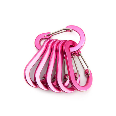 6/12gab Mini karabīnes atslēgu piekariņi āra kempingi pārgājieni kāpšanas piederumi pavasara sprādzes āķa piekariņi atslēgu piekariņi makšķerēšanas rīki