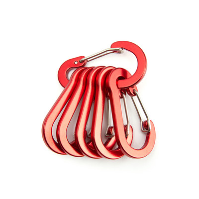 6/12gab Mini karabīnes atslēgu piekariņi āra kempingi pārgājieni kāpšanas piederumi pavasara sprādzes āķa piekariņi atslēgu piekariņi makšķerēšanas rīki