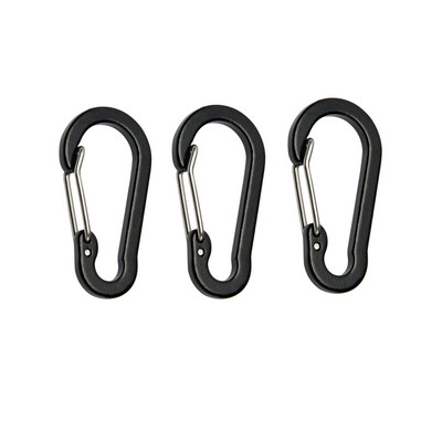 6/12gab Mini karabīnes atslēgu piekariņi āra kempingi pārgājieni kāpšanas piederumi pavasara sprādzes āķa piekariņi atslēgu piekariņi makšķerēšanas rīki