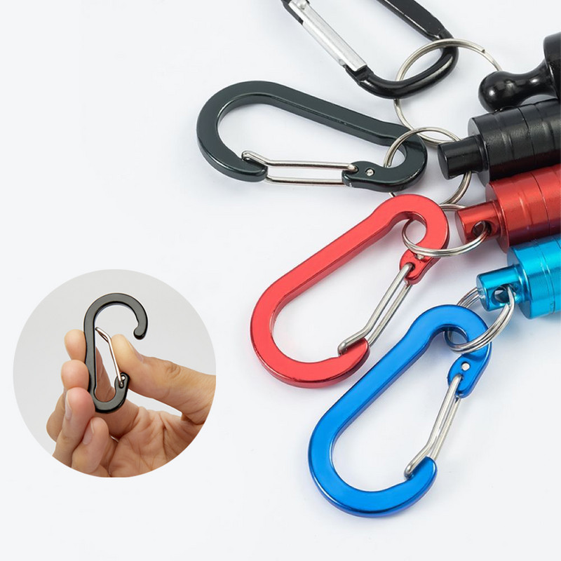 6/12gab Mini karabīnes atslēgu piekariņi āra kempingi pārgājieni kāpšanas piederumi pavasara sprādzes āķa piekariņi atslēgu piekariņi makšķerēšanas rīki