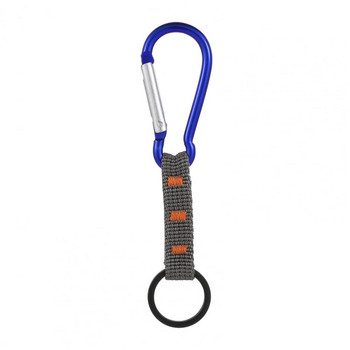 Μπρελόκ Carabiner Υψηλής αντοχής Αντιοξειδωτική Εργονομική Σχεδίαση Καραμπίνερ Nylon Key Key για ορειβασία