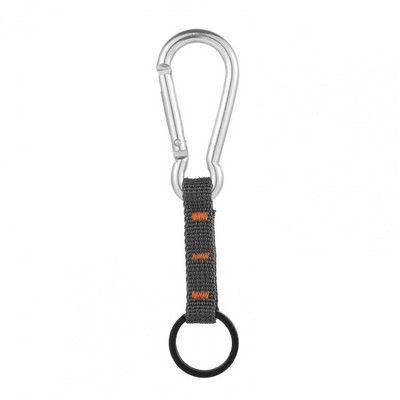 Karabino raktų pakabukas Didelio stiprumo antioksidacinis Ergonomiško dizaino Karabinas Nailono raktų kabliukas alpinizmui