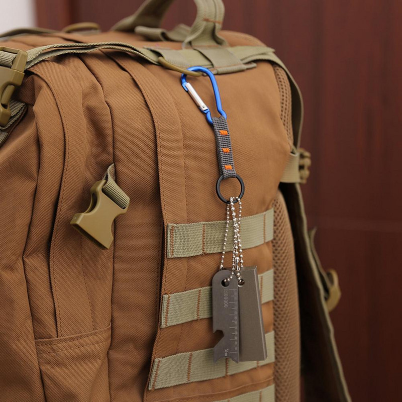 Karabino raktų pakabukas Didelio stiprumo antioksidacinis Ergonomiško dizaino Karabinas Nailono raktų kabliukas alpinizmui