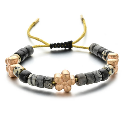 ZMZY természetes kő karkötő üveg nagy lyuk barkács Ametiszt türkizek kristály karkötő férfiaknak női ékszer ajándék gyógyító jóga