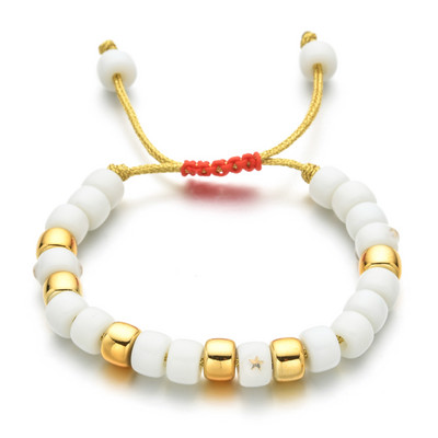 ZMZY természetes kő karkötő üveg nagy lyuk barkács Ametiszt türkizek kristály karkötő férfiaknak női ékszer ajándék gyógyító jóga