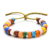 ZMZY natūralaus akmens karoliukų apyrankės vyrams Moterims Reguliuojamos apyrankės Vaivorykštės karoliukai „Pasidaryk pats“ papuošalai „Boho“ naujo dizaino dovanos