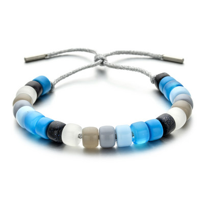 ZMZY natūralaus akmens karoliukų apyrankės vyrams Moterims Reguliuojamos apyrankės Vaivorykštės karoliukai „Pasidaryk pats“ papuošalai „Boho“ naujo dizaino dovanos