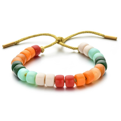 ZMZY natūralaus akmens karoliukų apyrankės vyrams Moterims Reguliuojamos apyrankės Vaivorykštės karoliukai „Pasidaryk pats“ papuošalai „Boho“ naujo dizaino dovanos