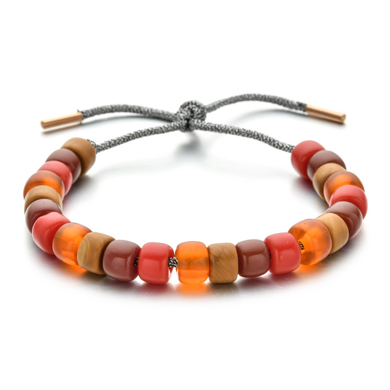 ZMZY natūralaus akmens karoliukų apyrankės vyrams Moterims Reguliuojamos apyrankės Vaivorykštės karoliukai „Pasidaryk pats“ papuošalai „Boho“ naujo dizaino dovanos