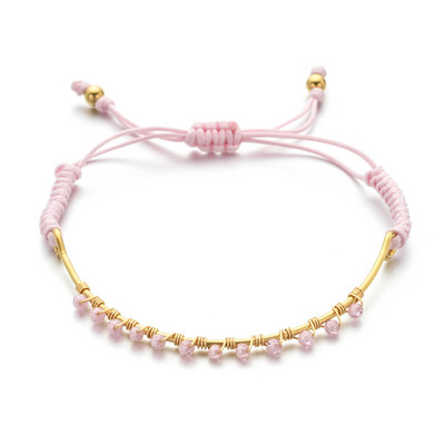 ZMZY Luxus Boho színes kis gyöngyök kő kristály gyöngy karkötők nőknek kézzel készített barkács ékszerek bohém divat ajándékok