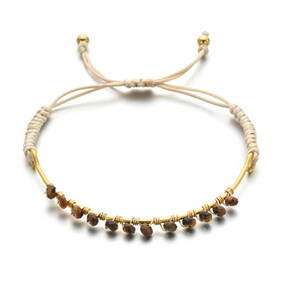 ZMZY Luxus Boho színes kis gyöngyök kő kristály gyöngy karkötők nőknek kézzel készített barkács ékszerek bohém divat ajándékok