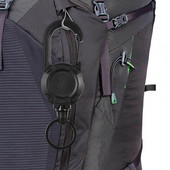 Karabino segtukas Praktiškas tempiamas labai elastingas raktų pakabuko sagties karabinas, skirtas laipiojimui raktų pakabuko karabino kabliukas