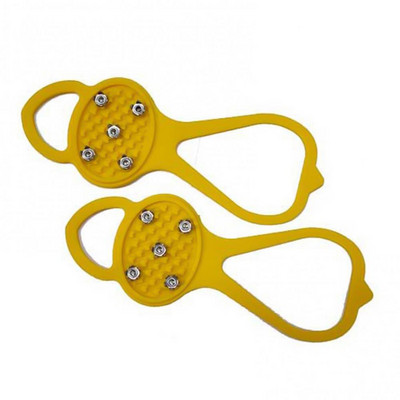 Apvalkalas Neslystantis mėšlungis 2 vnt Laipiojimo neslystantys batai Stovyklavimo alpinizmo įrankis Kelionių įranga Žieminiai batai