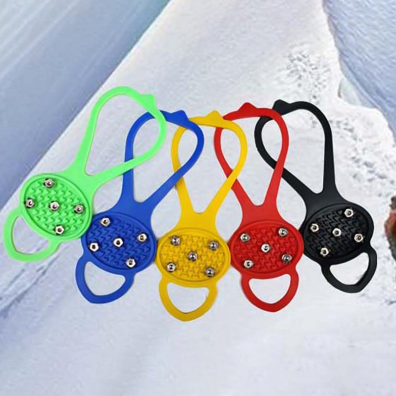 Apvalkalas Neslystantis mėšlungis 2 vnt Laipiojimo neslystantys batai Stovyklavimo alpinizmo įrankis Kelionių įranga Žieminiai batai