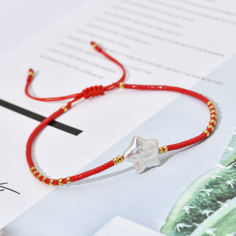 ZMZY Bohemian Fashion Γυναικεία βραχιόλια με φυσικό μαργαριτάρι γλυκού νερού Boho New MIYUKI Beads Handmade Star Bracelet Femme Jewelry