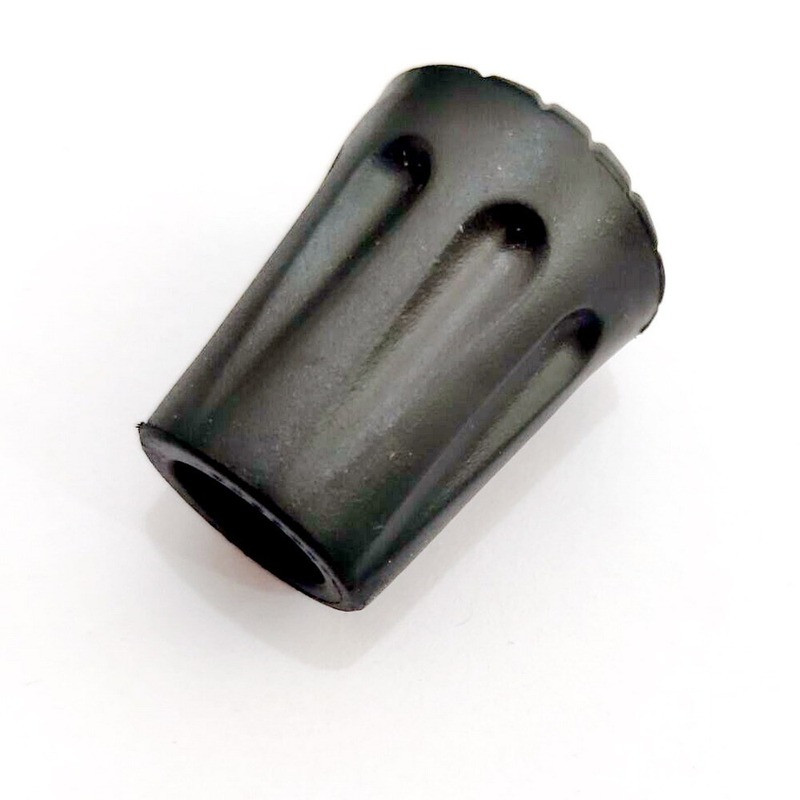 6 vnt / Lot Trekking stulpo guminis antgalis Nordic Walk lazdos lazdelės laipiojimo keitimas Alpenstock Outdoor Camp žygio apsauginės dangtelio antgalis