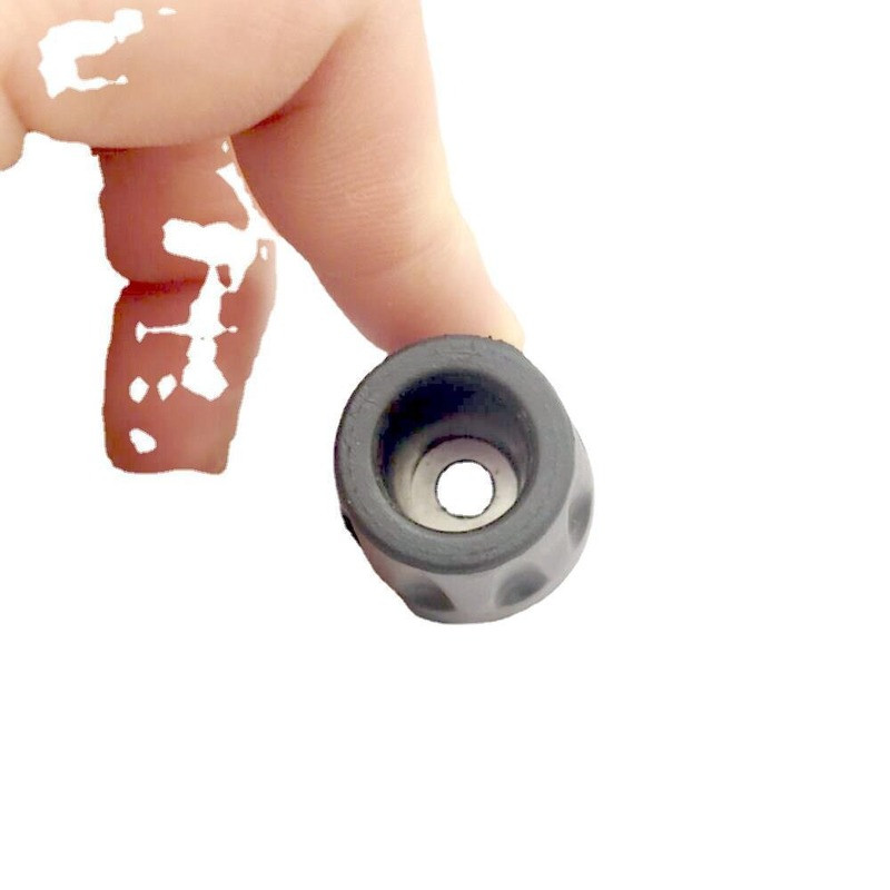 6 vnt / Lot Trekking stulpo guminis antgalis Nordic Walk lazdos lazdelės laipiojimo keitimas Alpenstock Outdoor Camp žygio apsauginės dangtelio antgalis