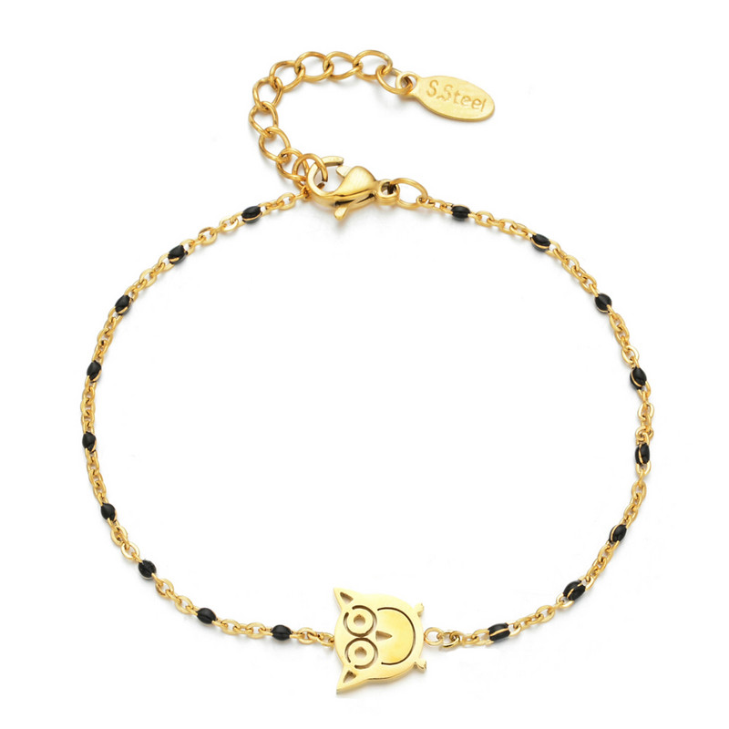 ZMZY mazo dzīvnieku cute pūces šarmu rokassprādzes sievietēm rotaslietas meitenes saites ķēde Labākais draugs rokassprādzes dāvana