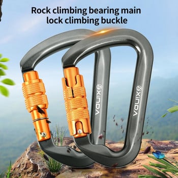 Carabiner Portable Safety Master Screw Lock Πόρπη Με μεγάλο άνοιγμα Σχεδιασμός Ασφαλείας Πόρπη