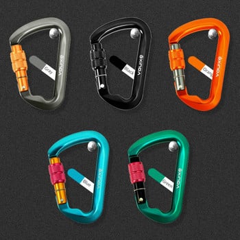 Carabiner Portable Safety Master Screw Lock Πόρπη Με μεγάλο άνοιγμα Σχεδιασμός Ασφαλείας Πόρπη