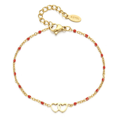 ZMZY reguliuojamos mielos Lucky Lovers širdies grandinėlės apyrankės moterims, merginoms, mados nerūdijančio plieno papuošalai, gimtadienio dovana, pasidaryk pats