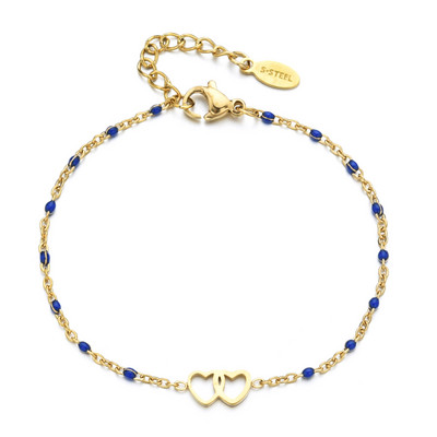 ZMZY reguliuojamos mielos Lucky Lovers širdies grandinėlės apyrankės moterims, merginoms, mados nerūdijančio plieno papuošalai, gimtadienio dovana, pasidaryk pats