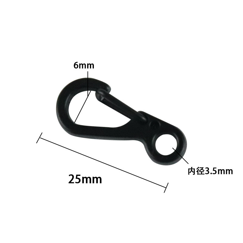 Paket od 10 mini karabinera EDC opruga ruksak kopča privjesak kišobran taktička oprema uže kuka oprema za preživljavanje na otvorenom