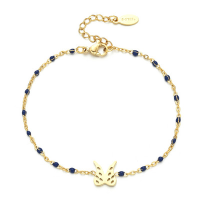 ZMZY rozsdamentes acél ékszerlánc angyalszárny karkötők női bizsuk Vintage zománc karkötő női arany színű pulzera