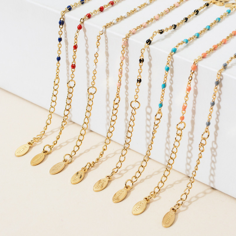 ZMZY rozsdamentes acél ékszerlánc angyalszárny karkötők női bizsuk Vintage zománc karkötő női arany színű pulzera