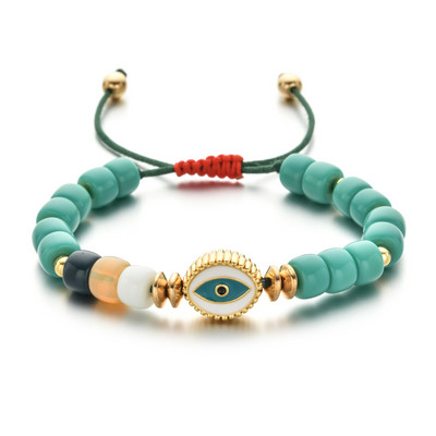 ZMZY pintinė laimės laido žavesio apyrankė Fatima Evil Eye apyrankė moterims Pulsera madinga juvelyrinė reguliuojama apyrankė