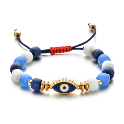 ZMZY pintinė laimės laido žavesio apyrankė Fatima Evil Eye apyrankė moterims Pulsera madinga juvelyrinė reguliuojama apyrankė